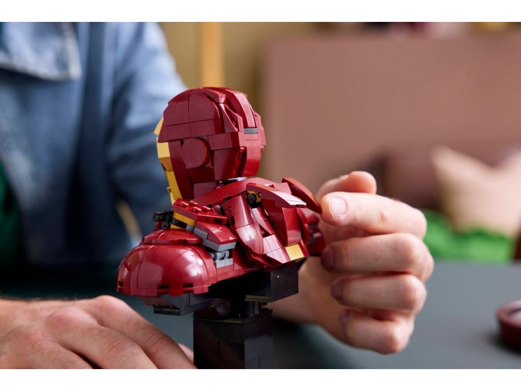 76327 Lego Marvel Бюст Железного Человека MK4