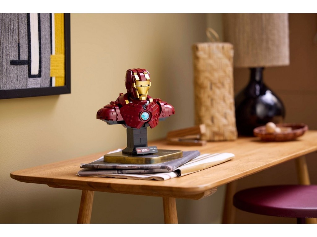 76327 Lego Marvel Бюст Железного Человека MK4