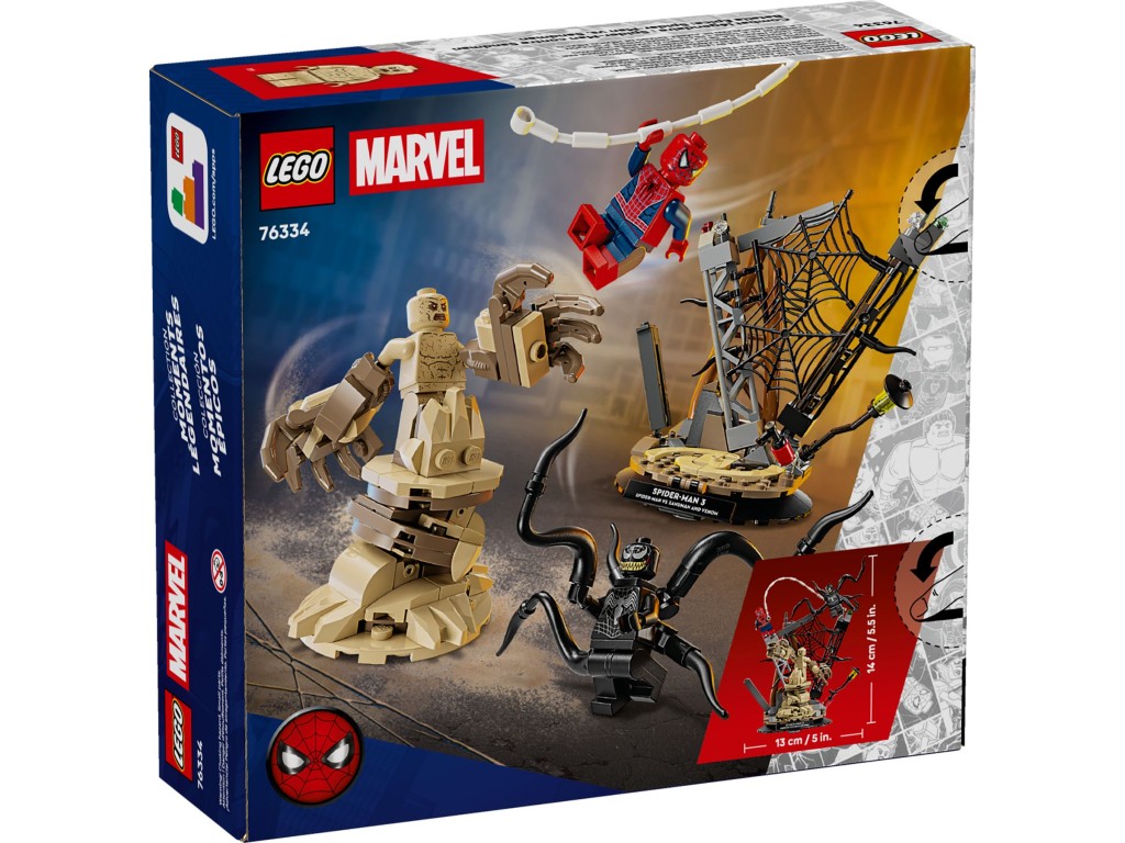 76334 LEGO Marvel Spider-Man Человек-паук против Песочного человека