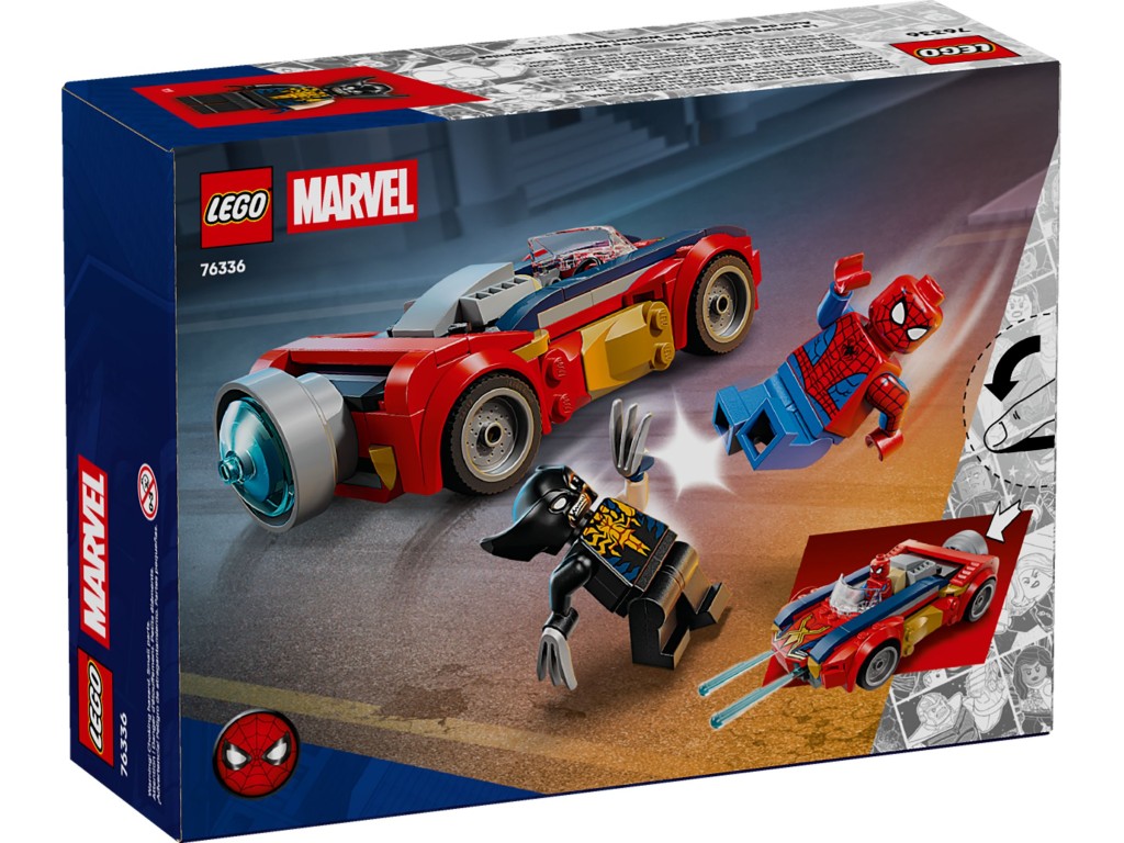 76336 LEGO Marvel Spider-Man Веномизированный Росомаха с машиной Человека-паука