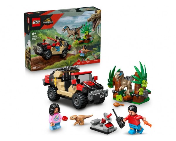 76972 LEGO Jurassic World Побег Раптора по бездорожью