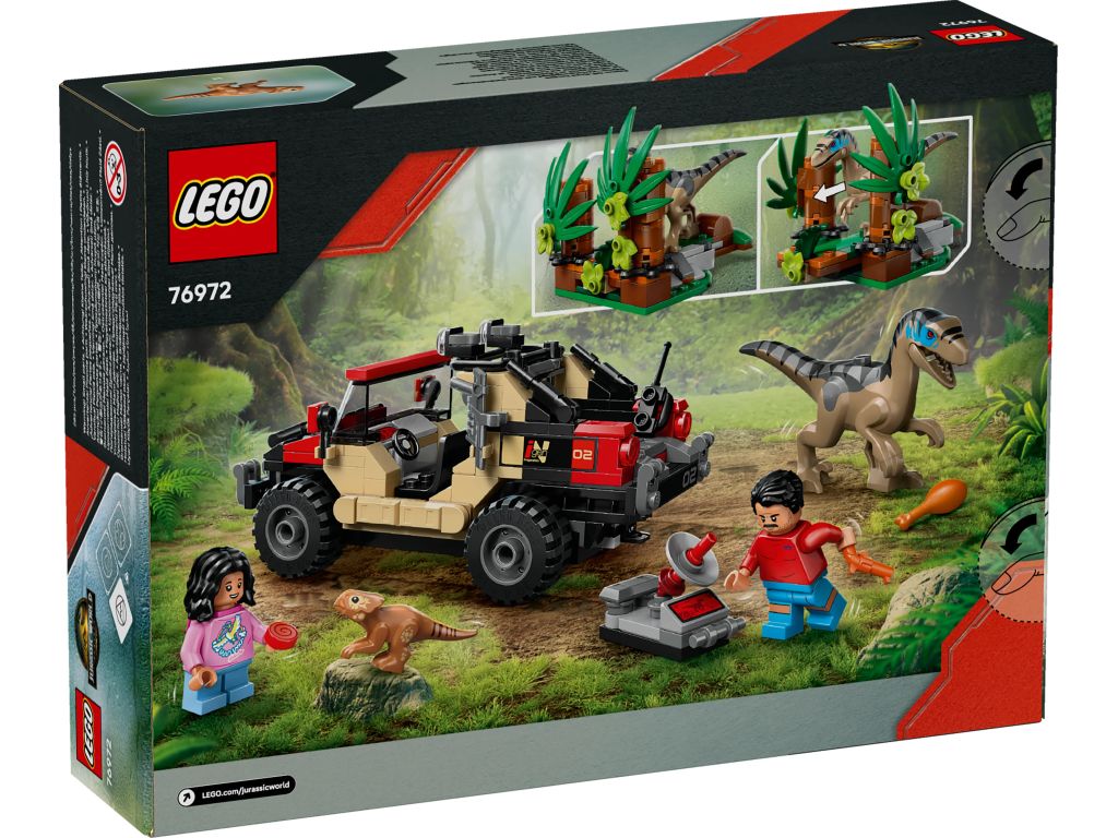 76972 LEGO Jurassic World Побег Раптора по бездорожью