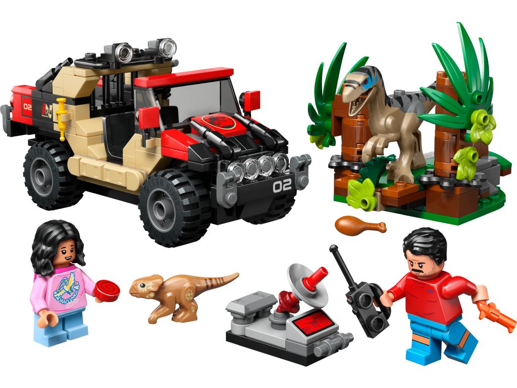 76972 LEGO Jurassic World Побег Раптора по бездорожью