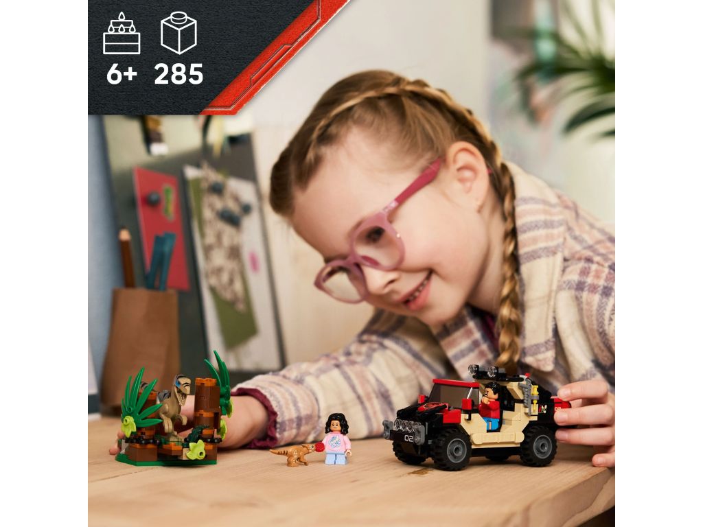76972 LEGO Jurassic World Побег Раптора по бездорожью