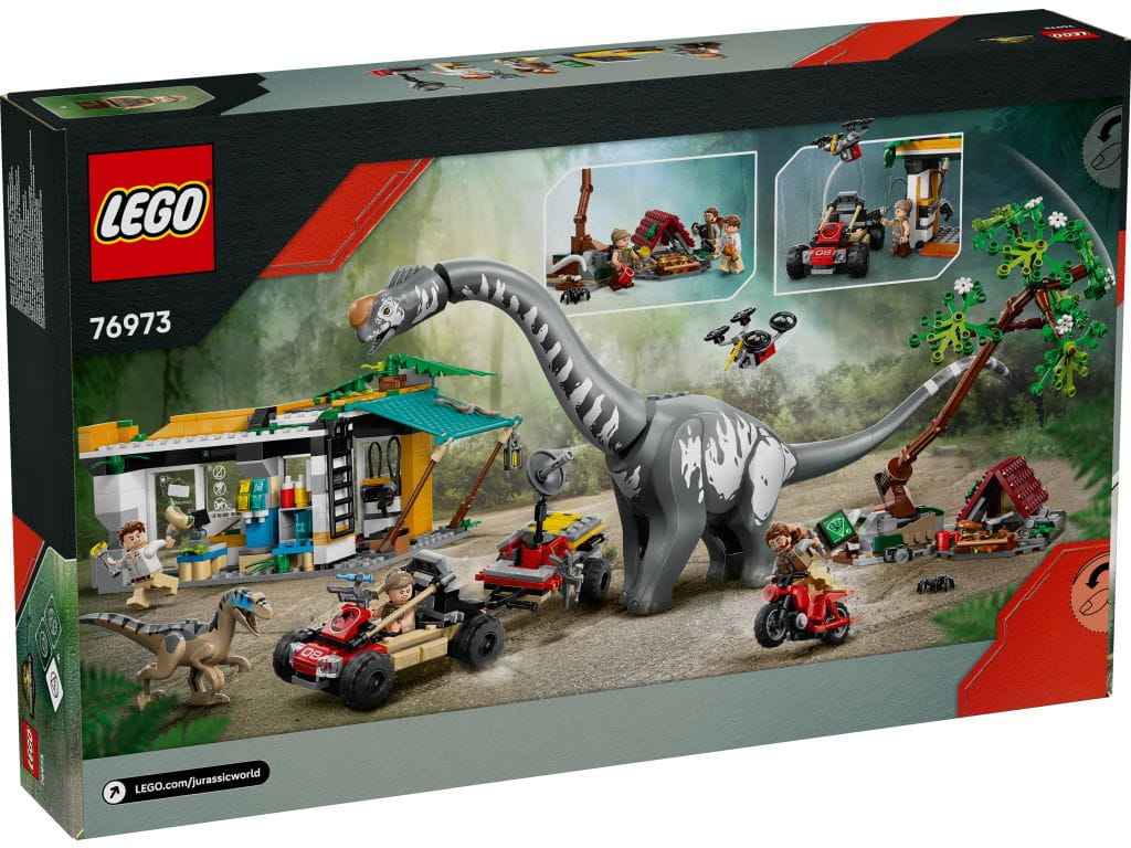 76973 LEGO Jurassic World Миссия по отслеживанию велоцираптора и титанозавра