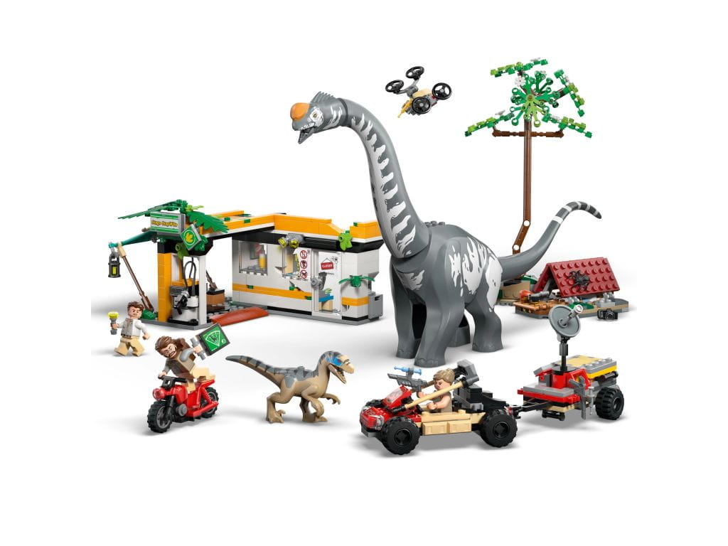 76973 LEGO Jurassic World Миссия по отслеживанию велоцираптора и титанозавра