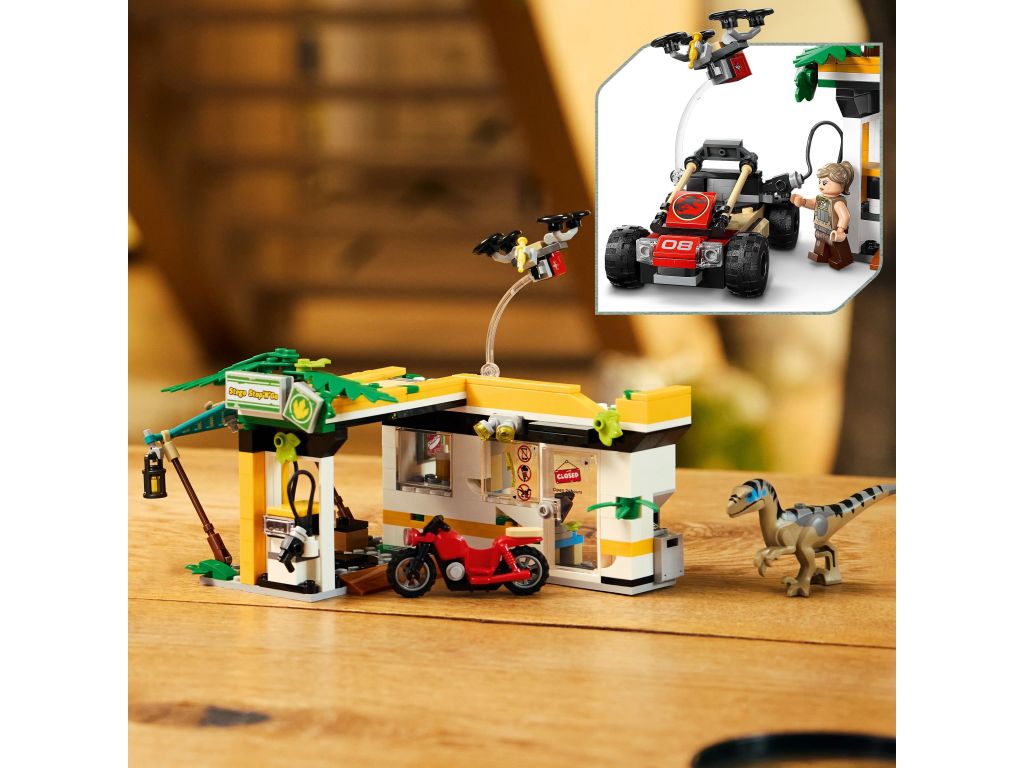 76973 LEGO Jurassic World Миссия по отслеживанию велоцираптора и титанозавра