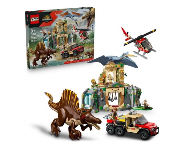 76976 LEGO Jurassic World Воздушная миссия Спинозавра и Кетцалькоатля