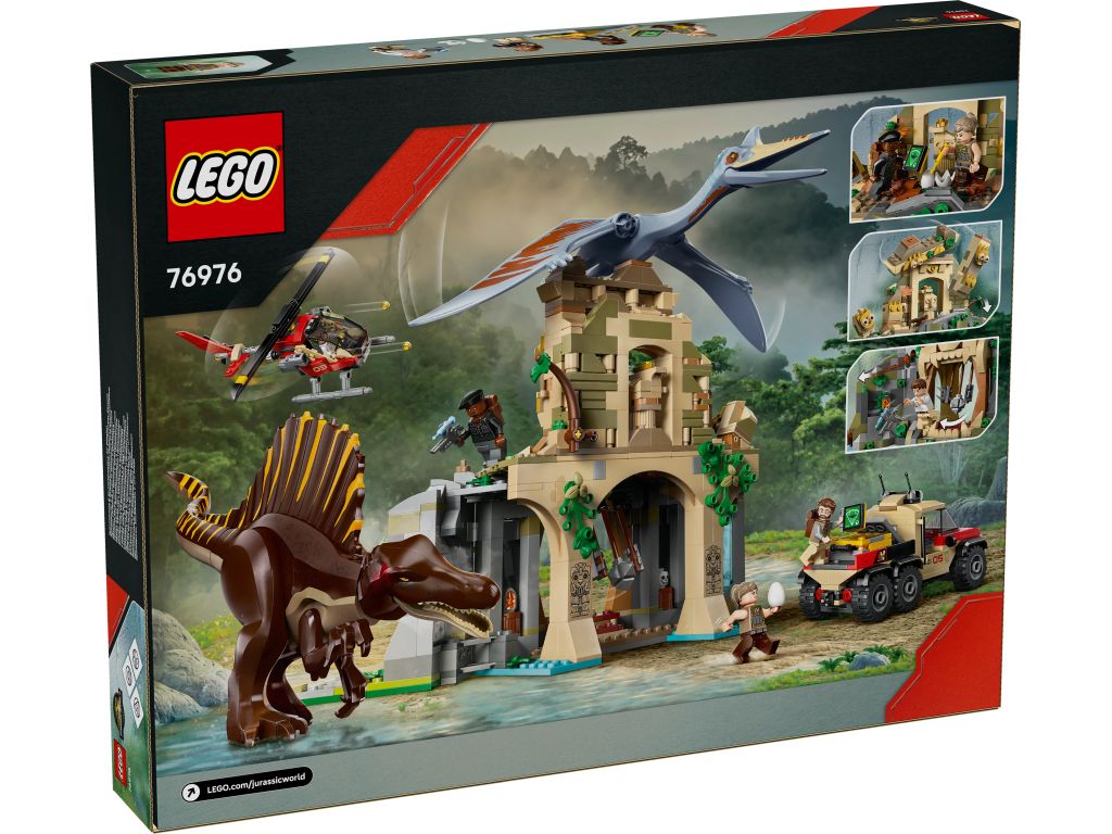 76976 LEGO Jurassic World Воздушная миссия Спинозавра и Кетцалькоатля