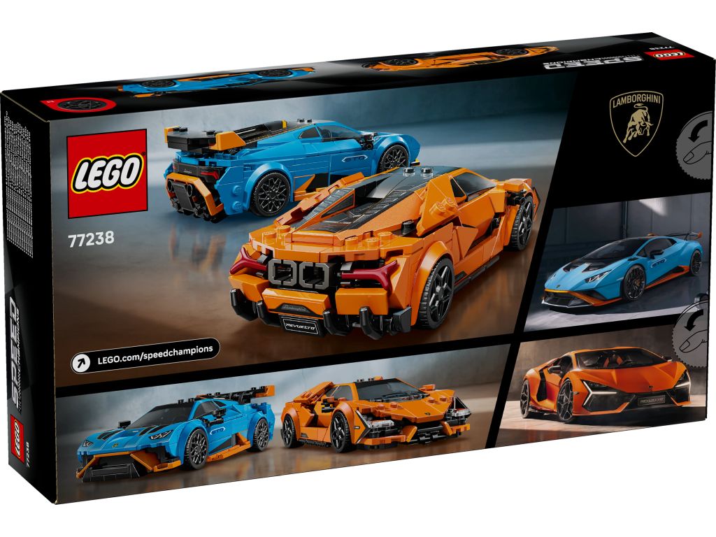 77238 LEGO Speed Champions Lamborghini Revuelto & Huracán STO