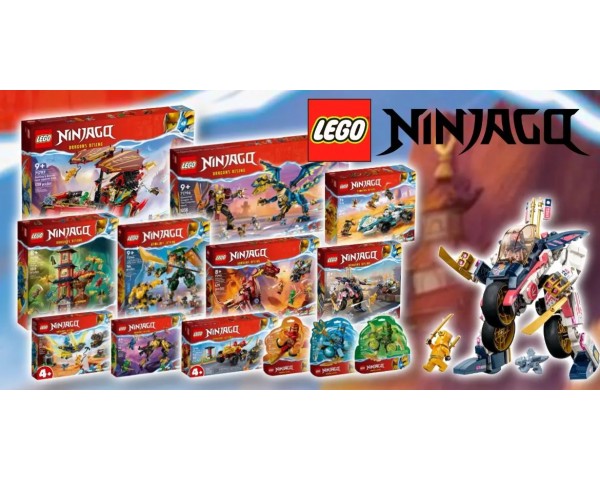LEGO Ninjago: Новые конструкторы для ниндзя-игроков и фанатов мультфильма!