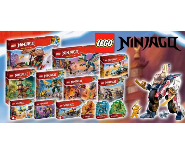 LEGO Ninjago: Новые конструкторы для ниндзя-игроков и фанатов мультфильма!