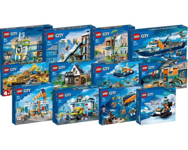 Новые наборы LEGO City 2023: Городской Конструктор и возвращение "Арктики"