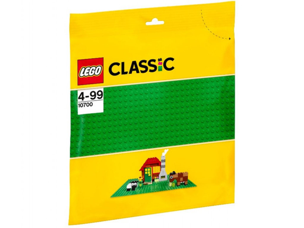 LEGO Classic 10700 Строительная пластина зеленого цвета
