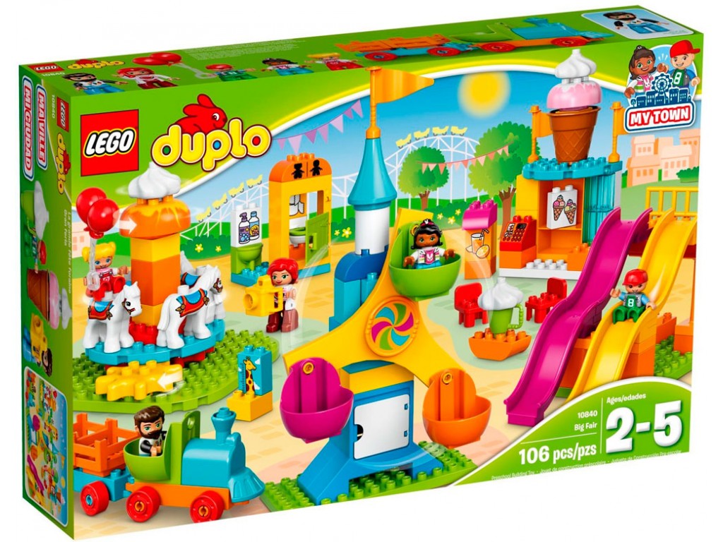 LEGO Duplo 10840 Большой парк аттракционов