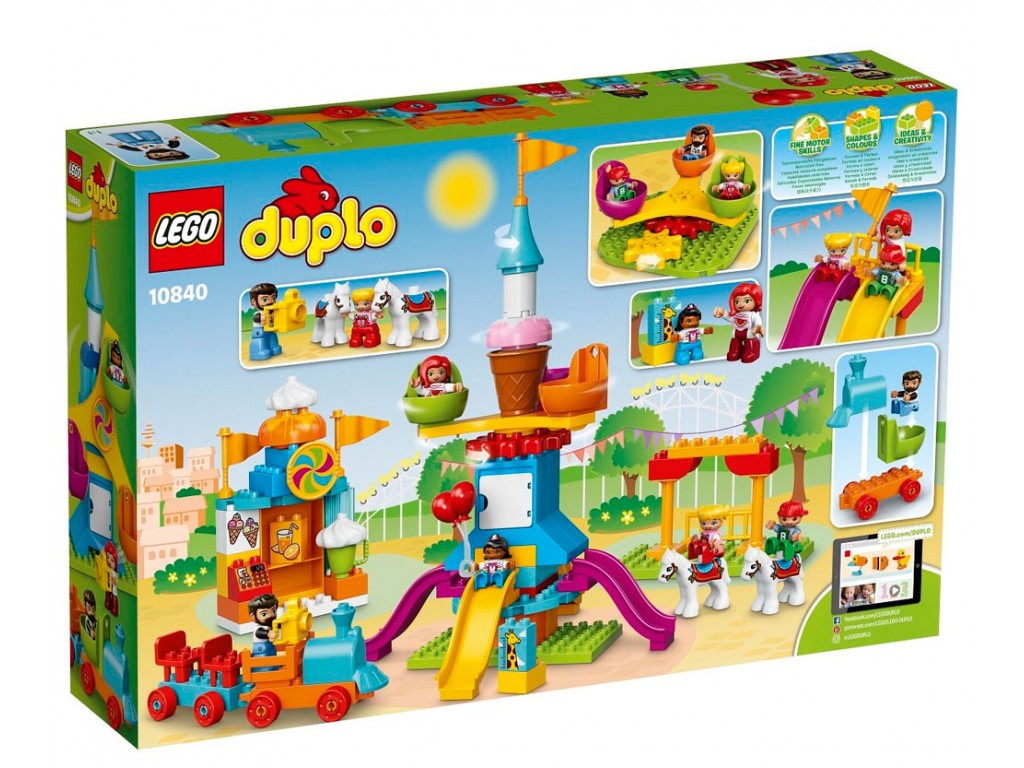 LEGO Duplo 10840 Большой парк аттракционов