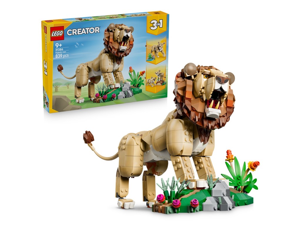 31386 LEGO Creator Величественный лев 3 в 1 31386 LEGO Creator Величественный лев 3 в 1