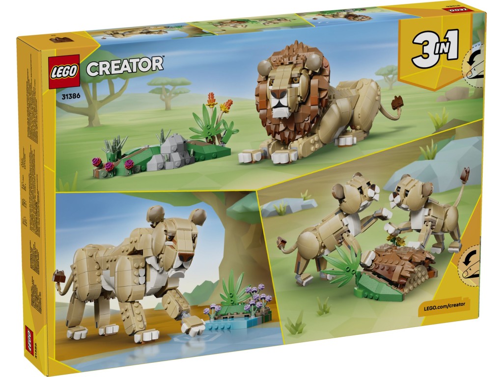 31386 LEGO Creator Величественный лев 3 в 1