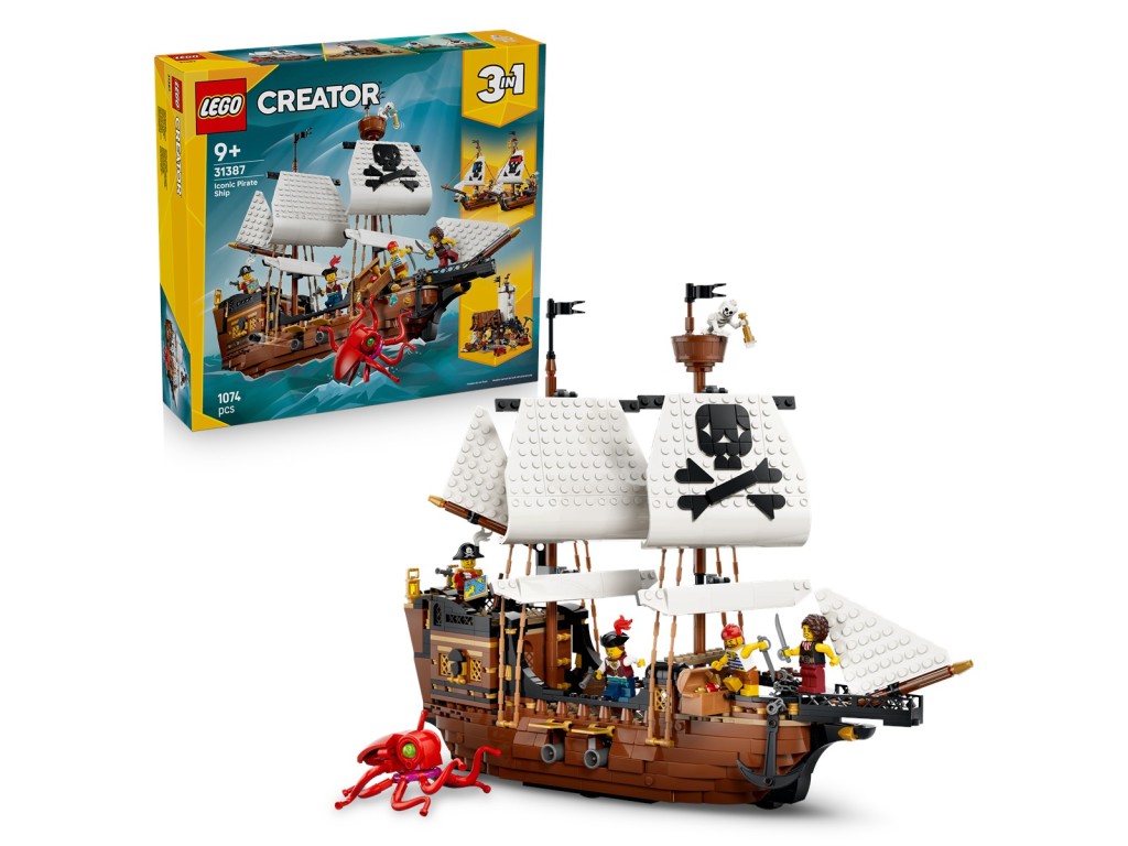 31387 LEGO Creator Легендарный пиратский корабль 3 в 1 31387 LEGO Creator Легендарный пиратский корабль 3 в 1
