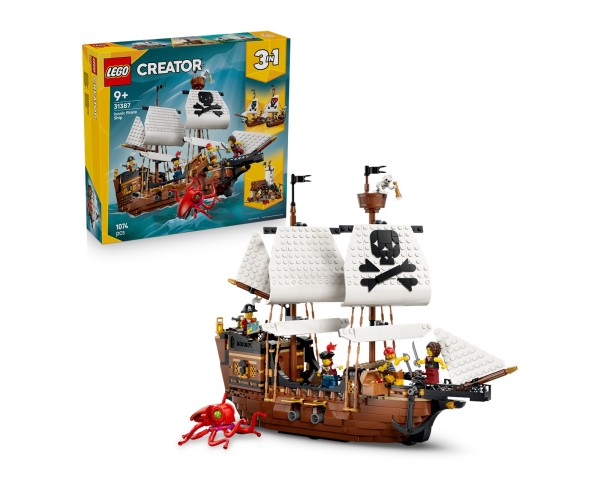 31387 LEGO Creator Легендарный пиратский корабль 3 в 1