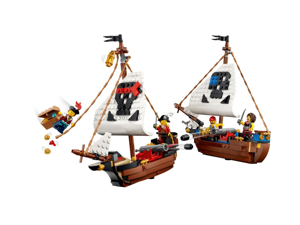 31387 LEGO Creator Легендарный пиратский корабль 3 в 1