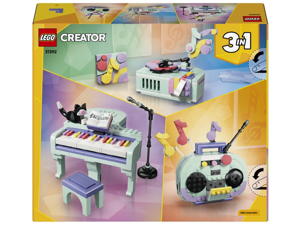 31392 LEGO Creator Пианино с котом 3 в 1