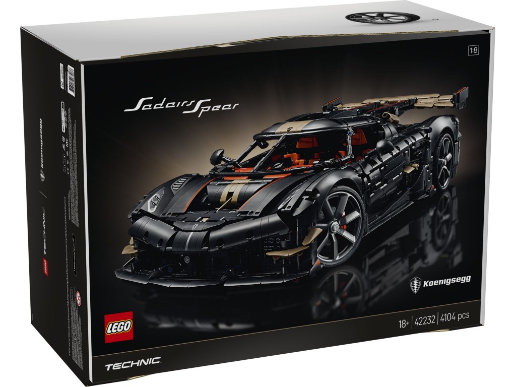 42232 LEGO Technic Koenigsegg Sadair's Spear Megacar