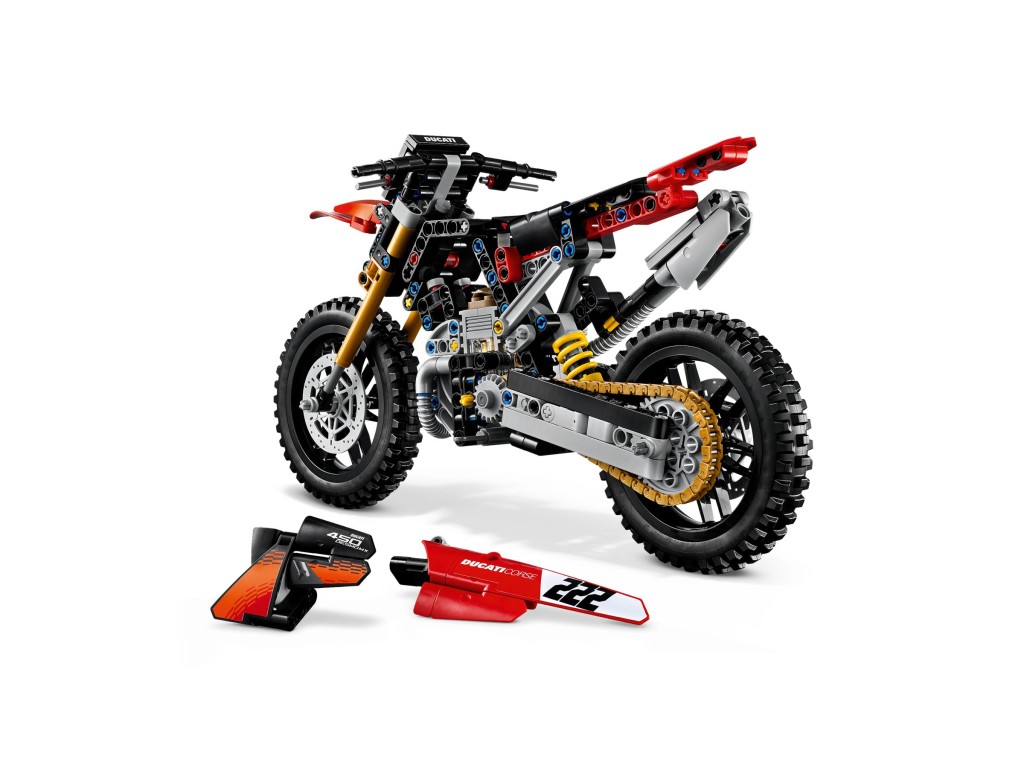 42238 LEGO Technic Мотоцикл Ducati Desmo450 MX Factory