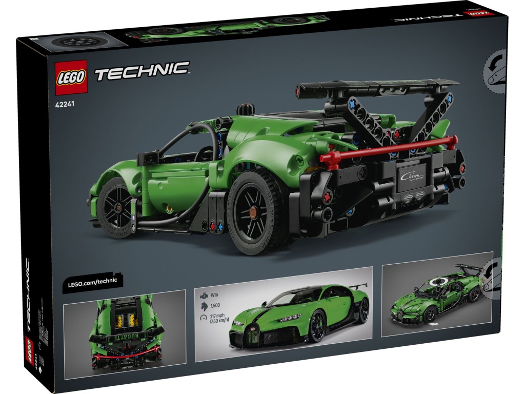 42241 LEGO Technic Зеленый гиперкар Bugatti Chiron Pur Sport