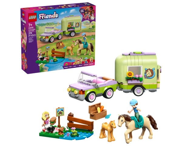 42695 LEGO Friends Прицеп для перевозки лошади и жеребенка