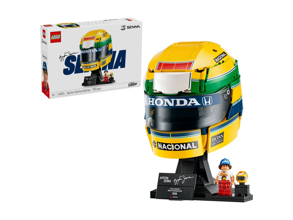 43024 LEGO Editions Шлем Айртона Сенны F1 43024 LEGO Editions Шлем Айртона Сенны F1