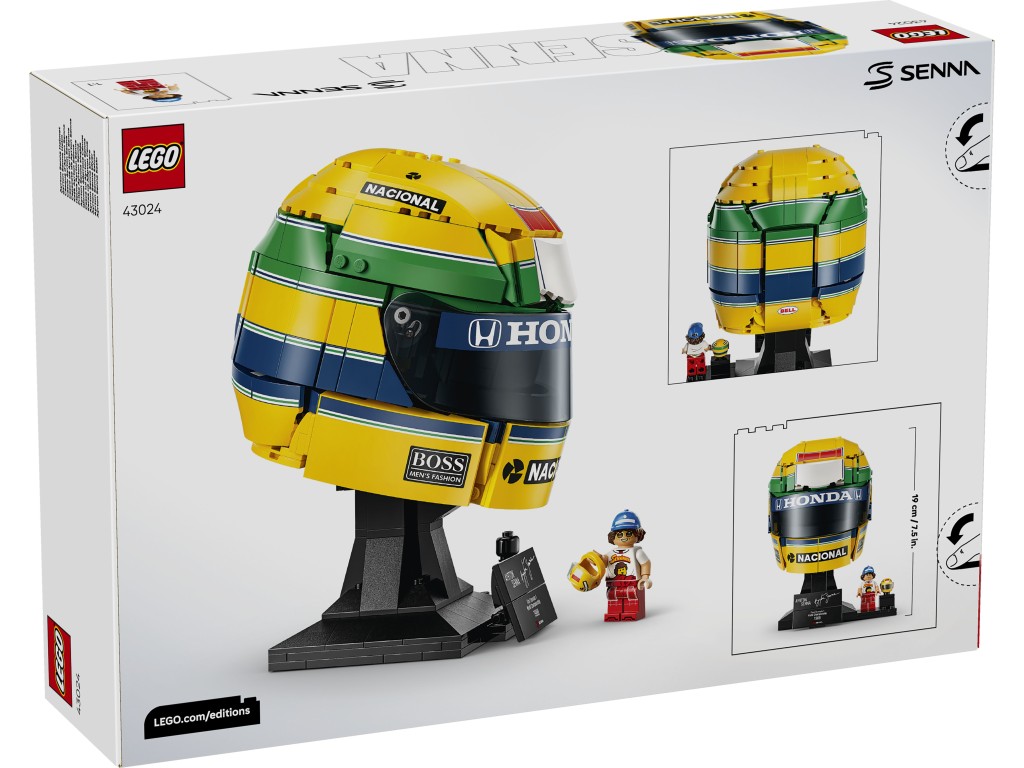 43024 LEGO Editions Шлем Айртона Сенны F1