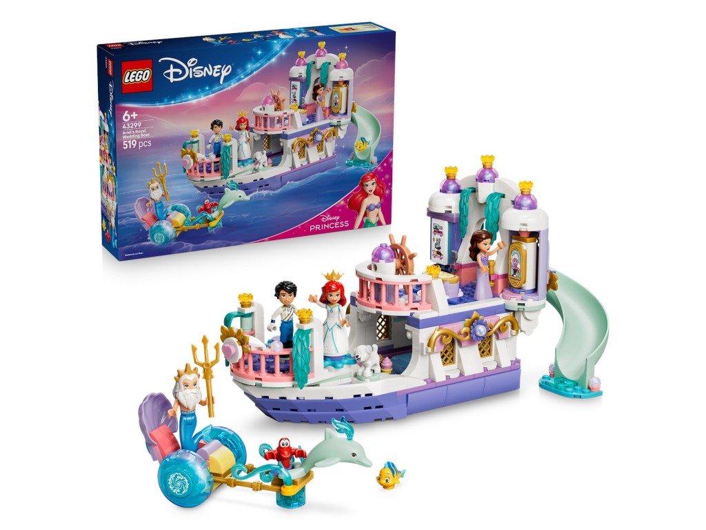 43299 LEGO Disney Свадебный корабль Ариэль 43299 LEGO Disney Свадебный корабль Ариэль