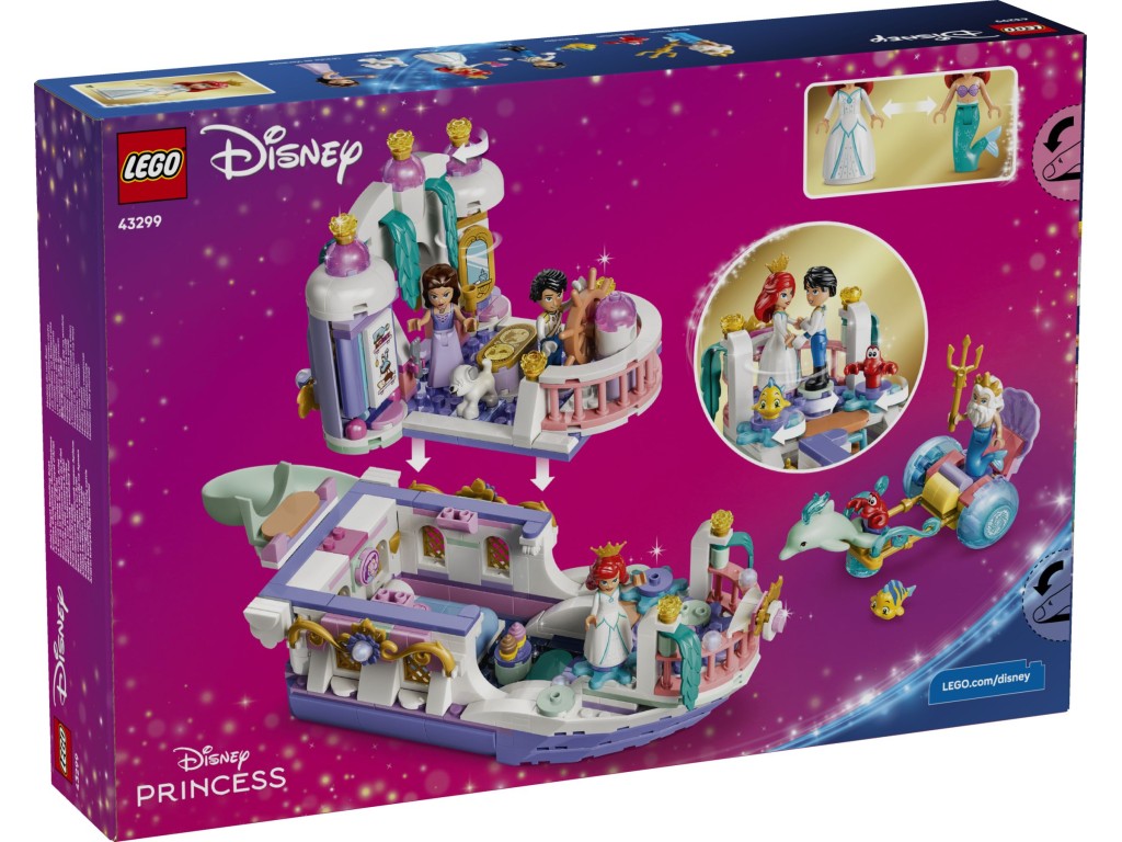 43299 LEGO Disney Свадебный корабль Ариэль