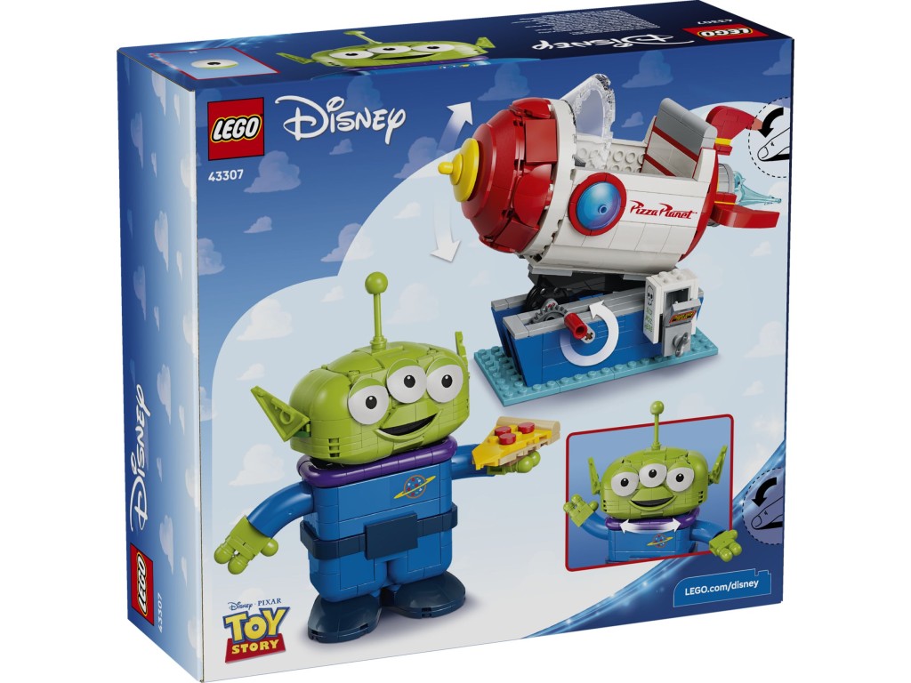 43307 LEGO Disney История игрушек: Пришелец и Аттракцион «Pizza Planet»