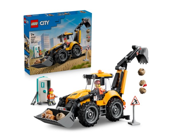 60480 LEGO City Экскаватор-погрузчик