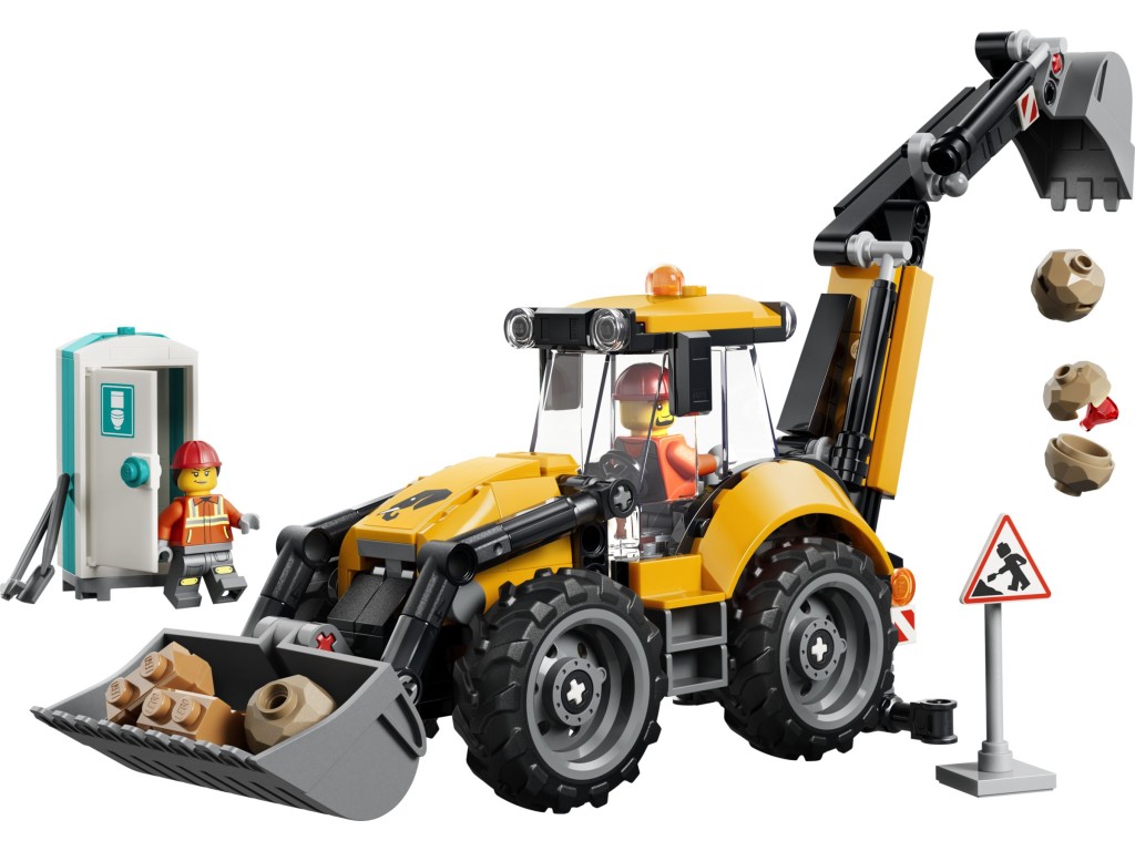 60480 LEGO City Экскаватор-погрузчик