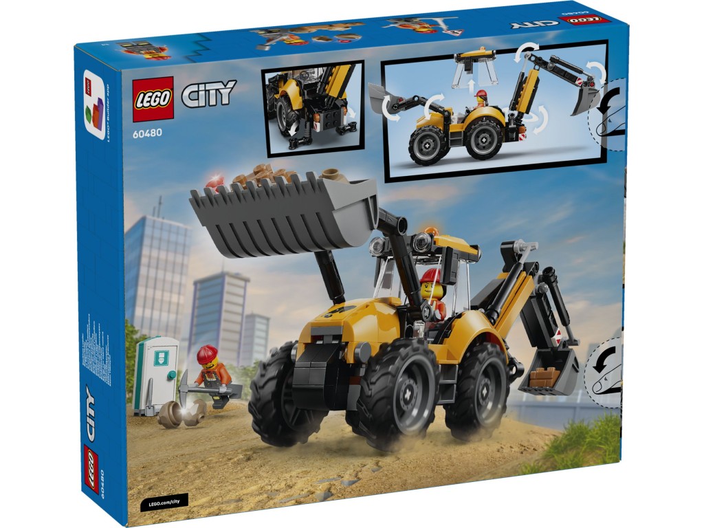 60480 LEGO City Экскаватор-погрузчик