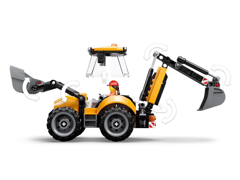 60480 LEGO City Экскаватор-погрузчик