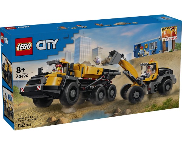 60494 LEGO City Самосвал и фронтальный погрузчик