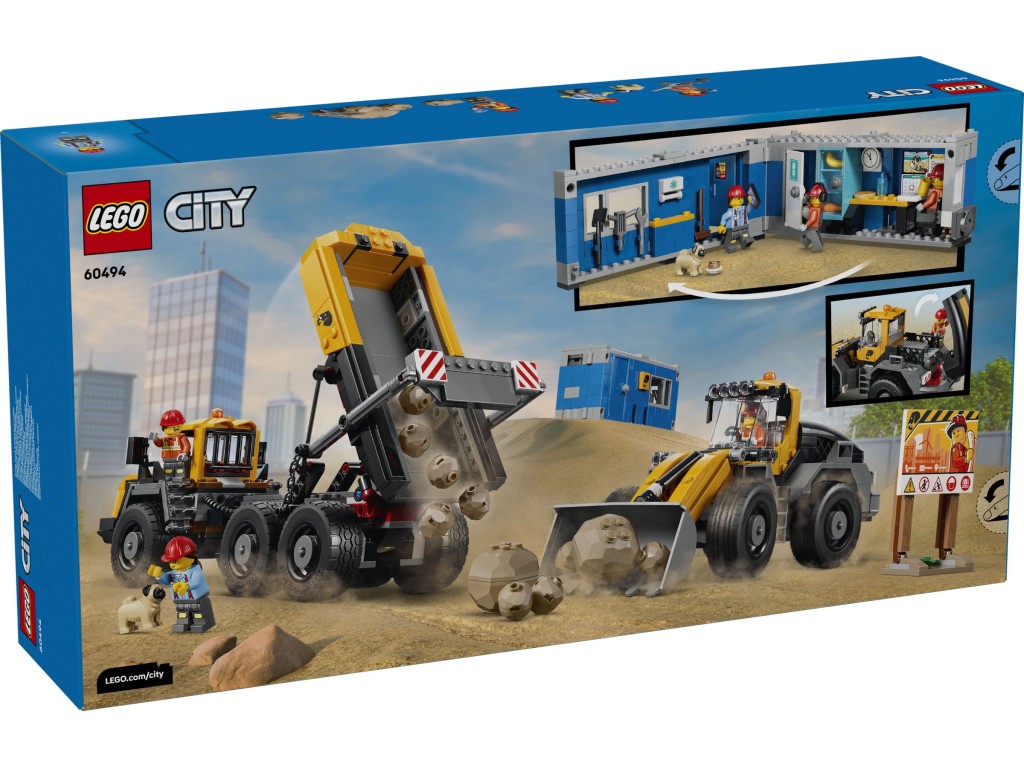60494 LEGO City Самосвал и фронтальный погрузчик