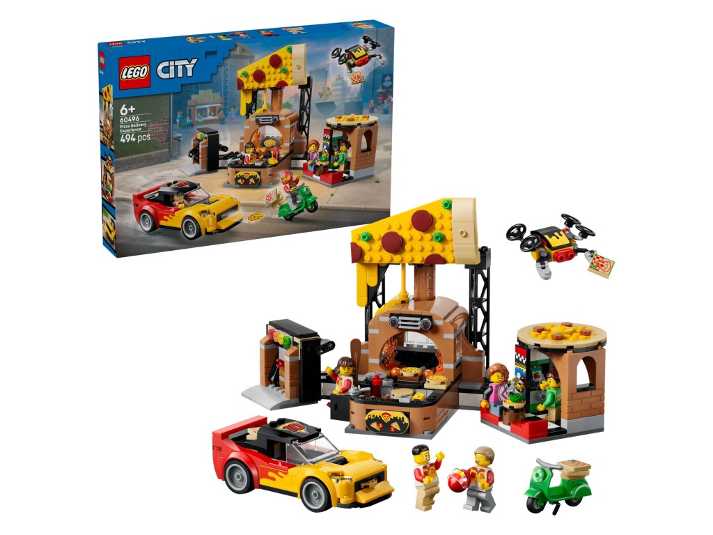 60496 LEGO City Пиццерии и транспортные средства для доставки 60496 LEGO City Пиццерии и транспортные средства для доставки