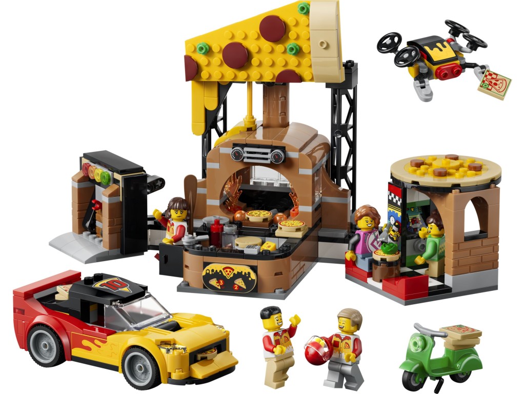 60496 LEGO City Пиццерии и транспортные средства для доставки