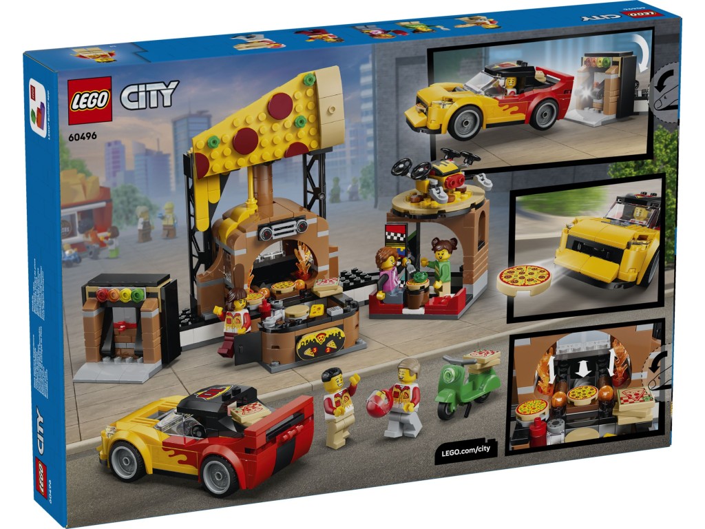60496 LEGO City Пиццерии и транспортные средства для доставки