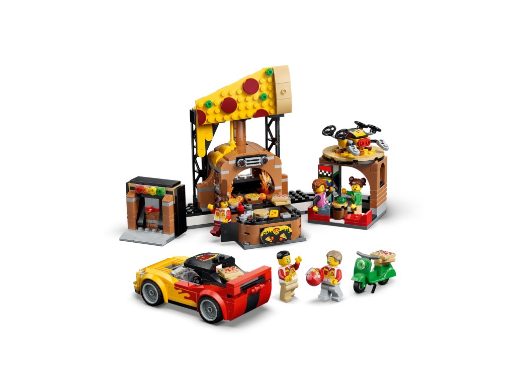 60496 LEGO City Пиццерии и транспортные средства для доставки