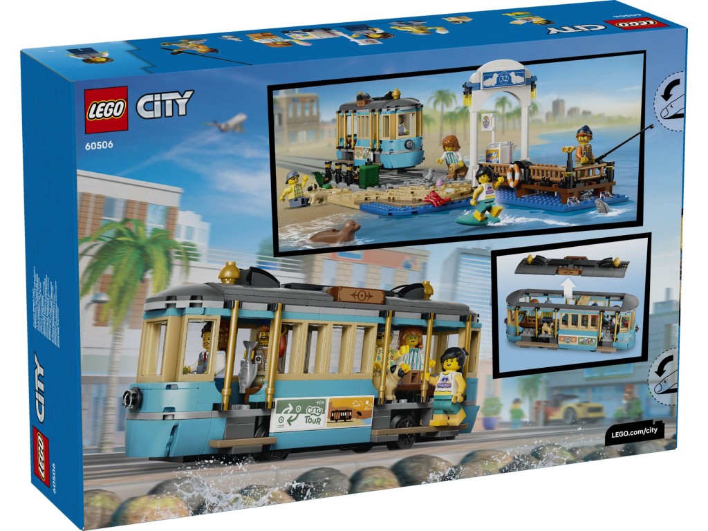 60506 LEGO City Классический пляжный трамвай