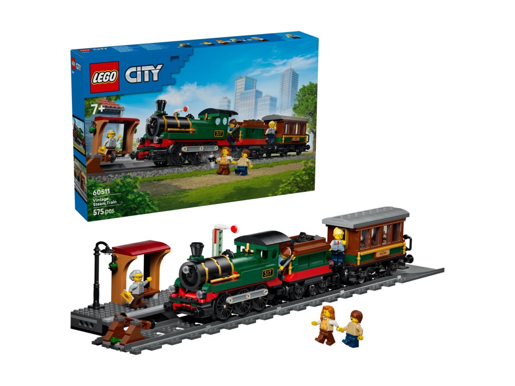 60511 LEGO City Винтажный паровоз 60511 LEGO City Винтажный паровоз