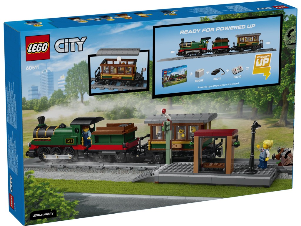 60511 LEGO City Винтажный паровоз