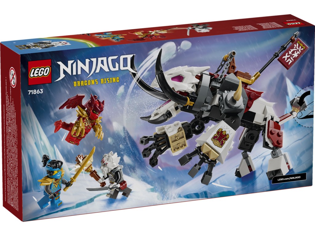 71863 LEGO Ninjago Зилвар и дракон-зверь Гримтак