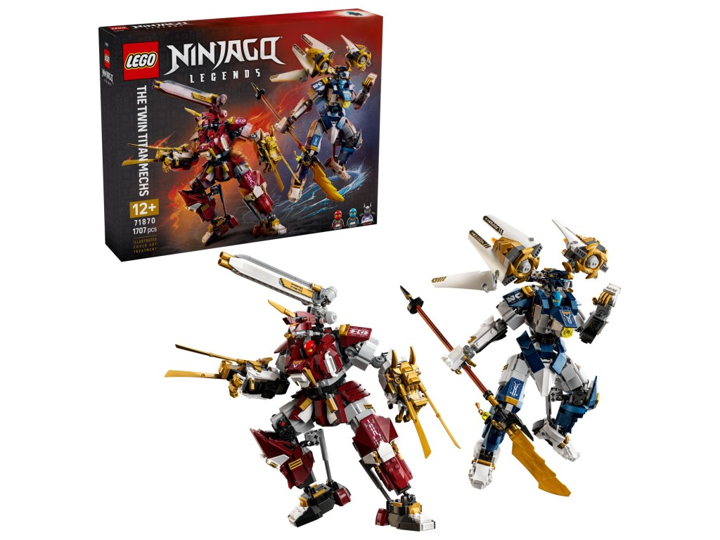 71870 LEGO Ninjago Титановые роботы близнецы 71870 LEGO Ninjago Титановые роботы близнецы